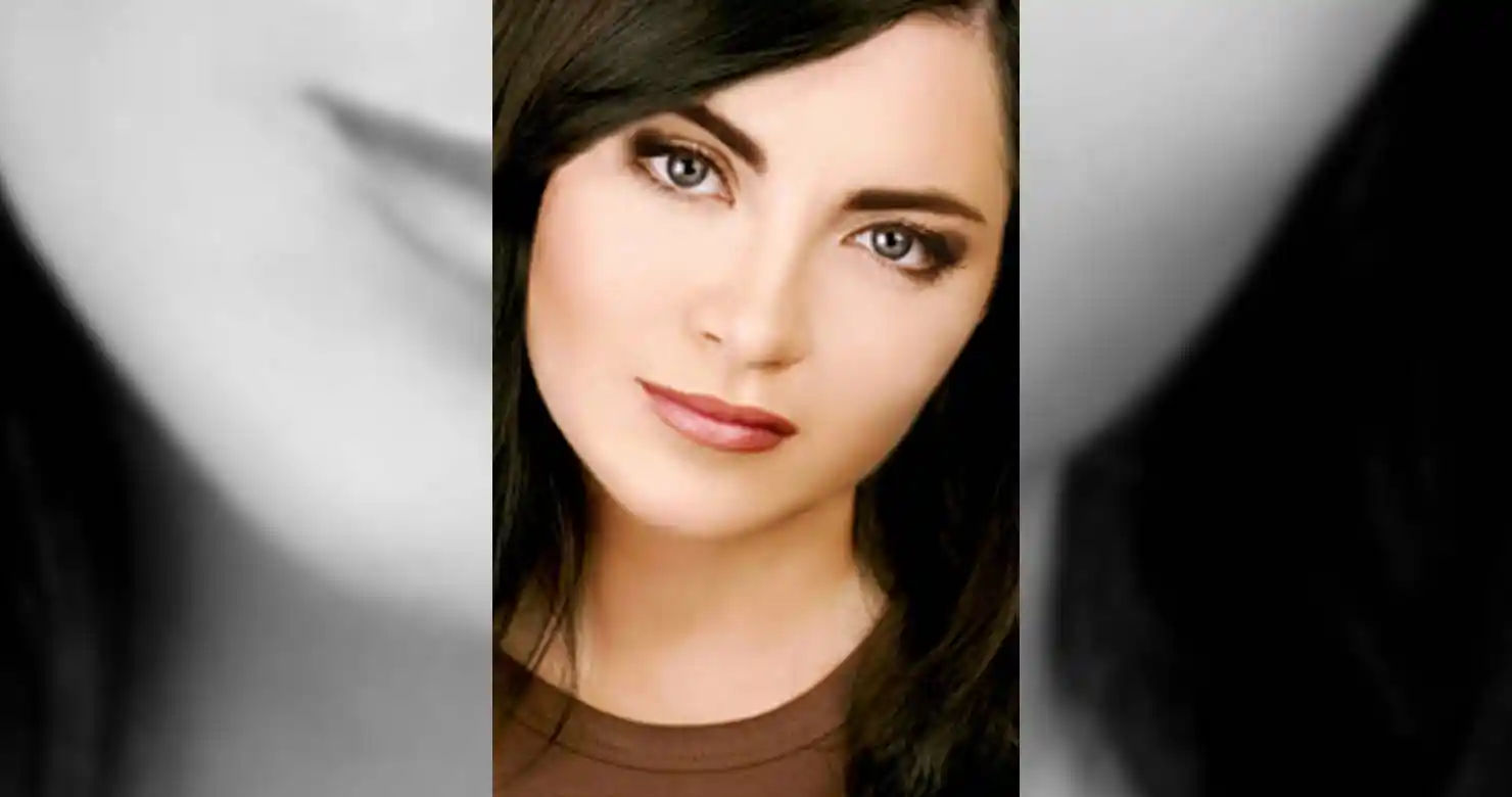 The same photograph after professional retouching