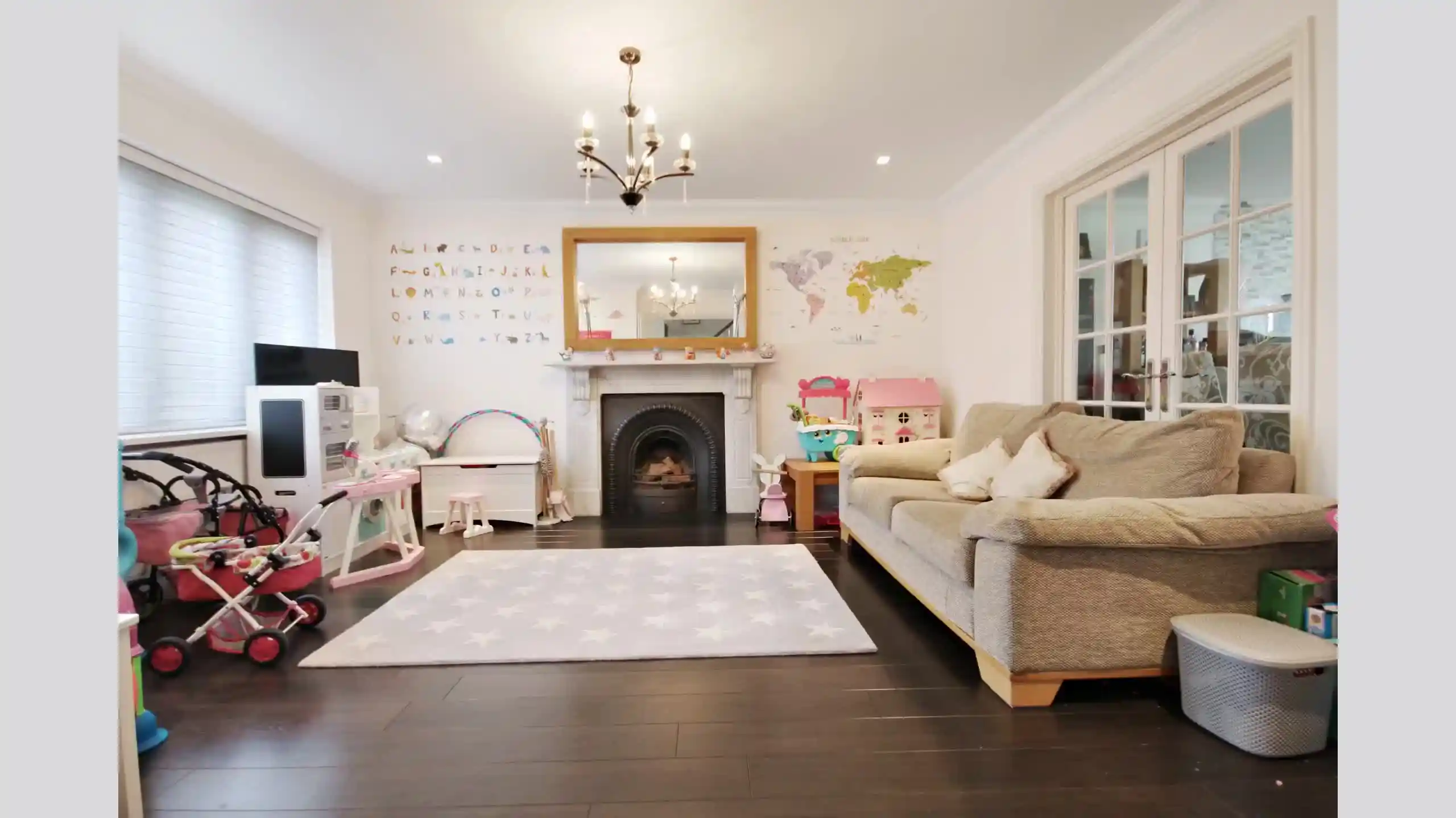 The same photograph after professional retouching