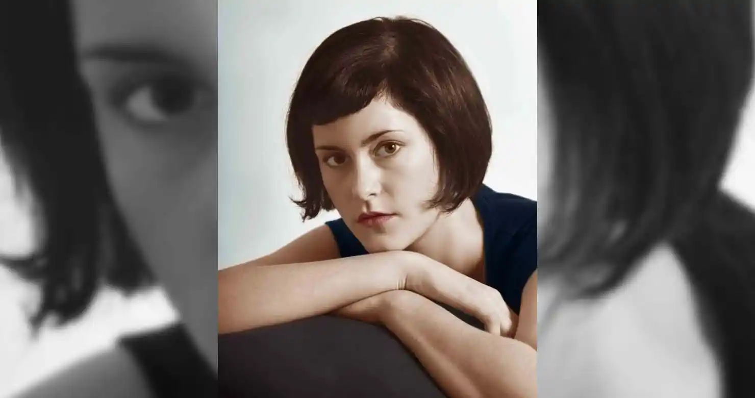 The same photograph after professional retouching